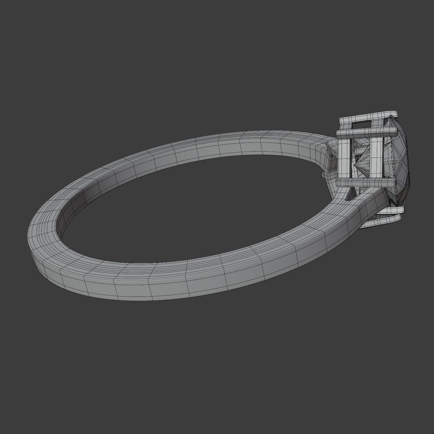 Duo Hex Ring 3D model_14