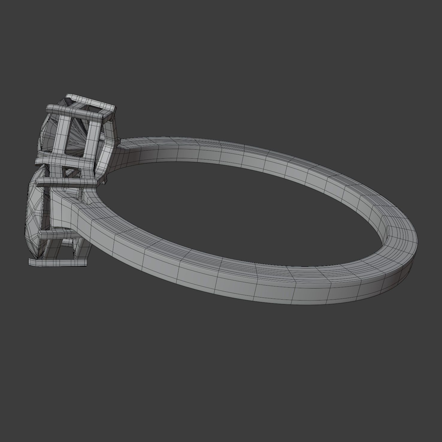 Duo Hex Ring 3D model_10