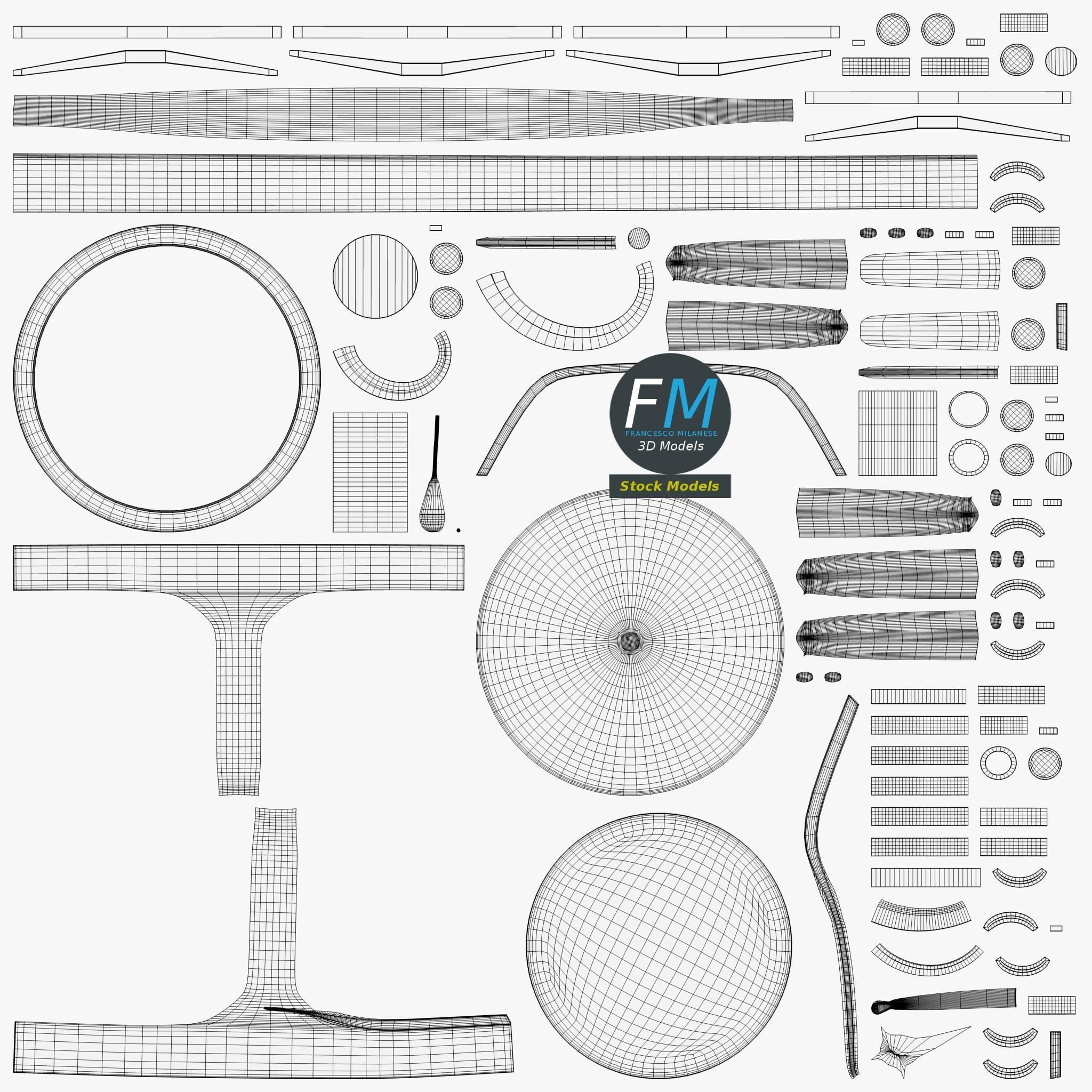 Doctor chair 2 3D model_11