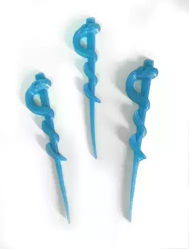 Medico Food Picks Set of 5 3D print model