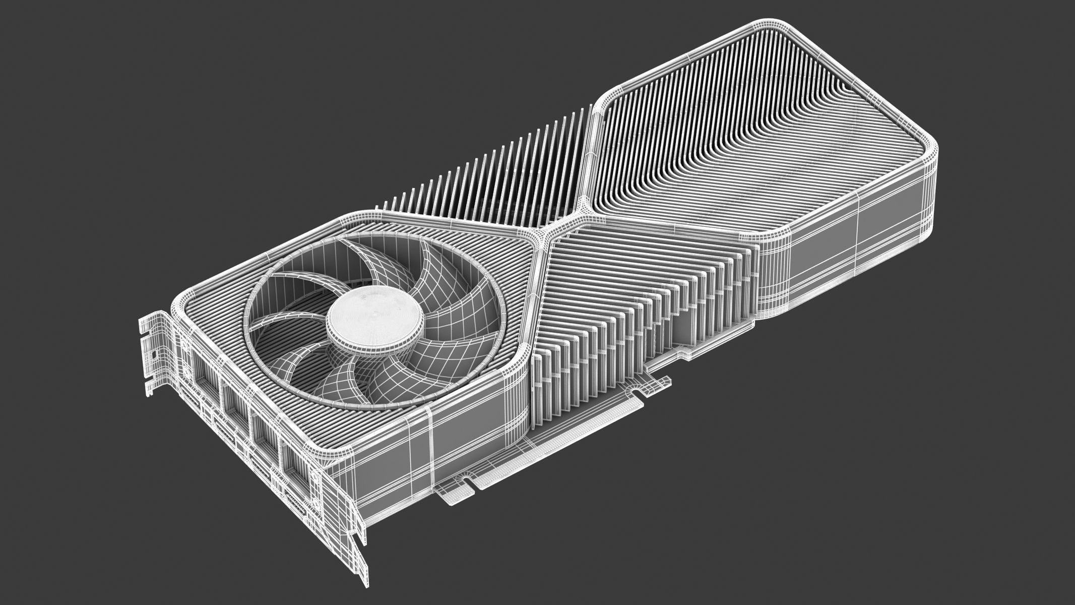 Nvidia Geforce RTX 3080 Graphics 3D model_14