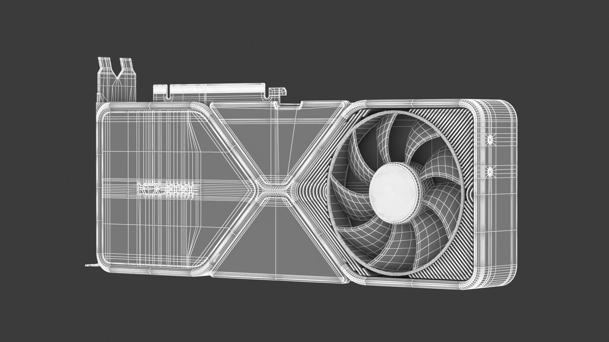 Nvidia Geforce RTX 3080 Graphics 3D model_11