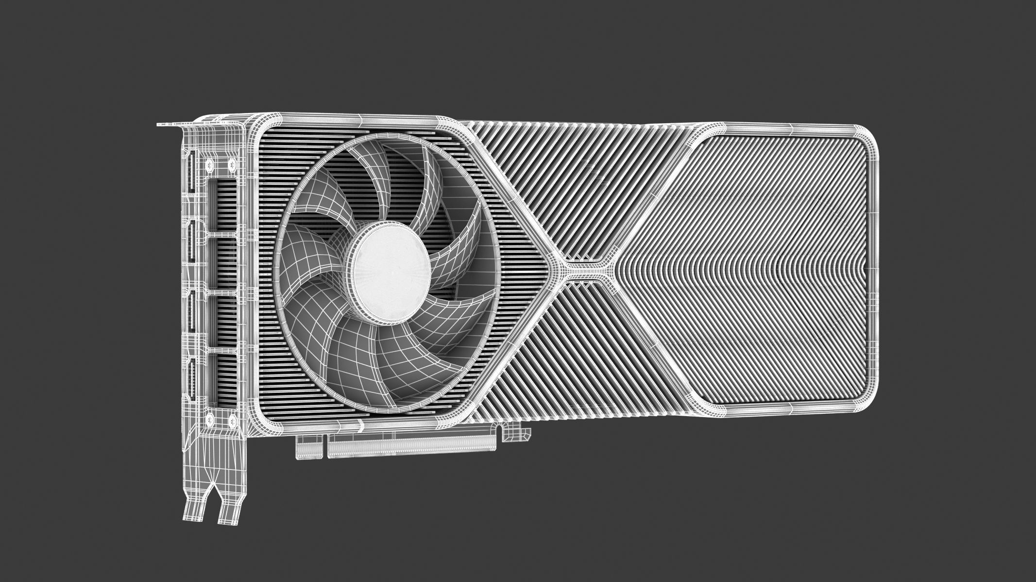 Nvidia Geforce RTX 3080 Graphics 3D model_12
