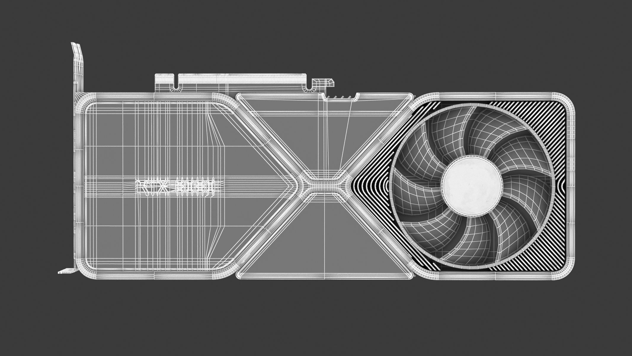 Nvidia Geforce RTX 3080 Graphics 3D model_10