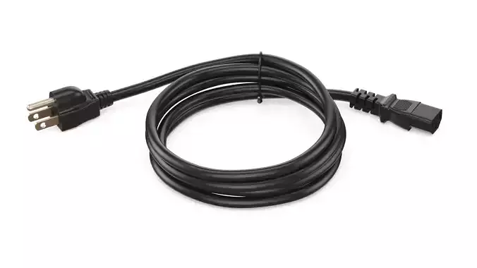 Power Cord 180 cm 3D model