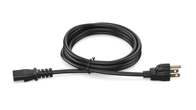 Power Cord 300 cm 3D model