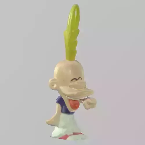 Titeuf figurine of cartoon character with long hair