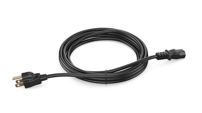 Power Cord 360 cm 3D model