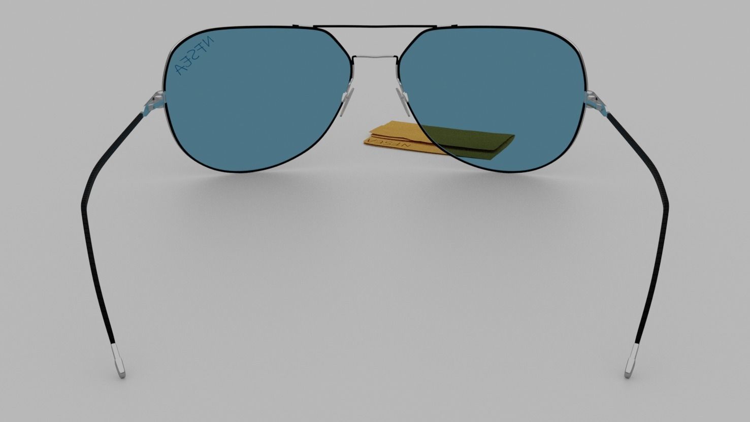 sunglasses pair of with lenses Free 3D model_3