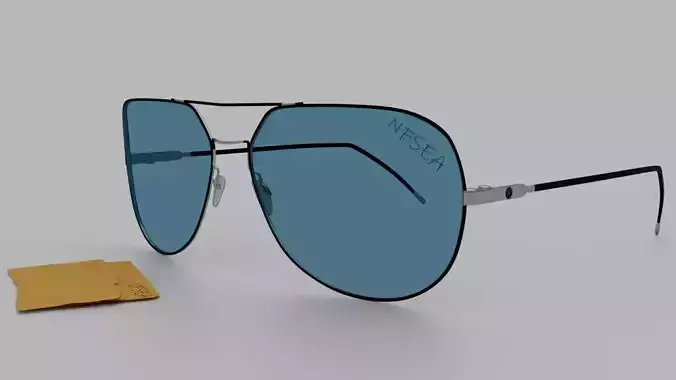 sunglasses pair of with lenses Free 3D model
