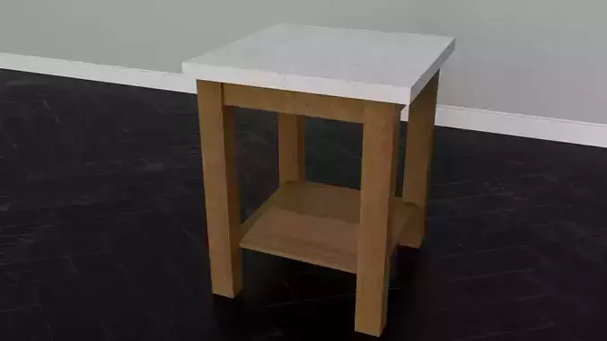 End Table Low-poly 3D model