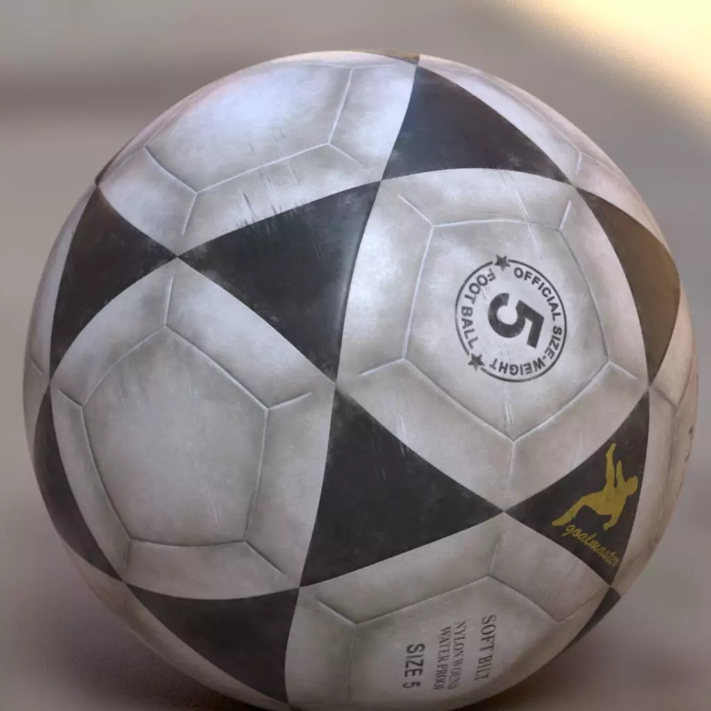 Mikasa FT5 Goal Master Soccer Ball Low-poly 3D model