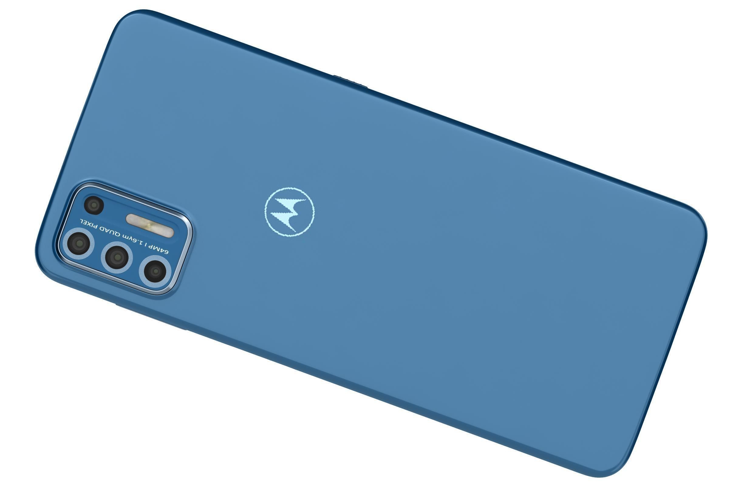 Motorola Moto G9 Plus Blue 3D model_11