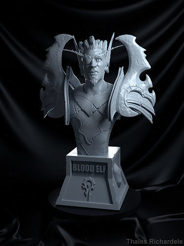 Blood Elf Fanart From World of Warcraft 3D print model