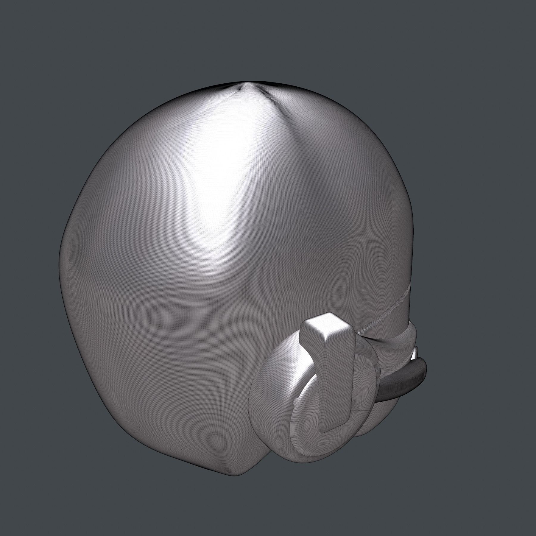 helmet high poly sculpt 3d printable ver 7 3D model 3D model_6