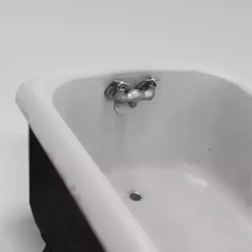 Old Cast Iron Bathtub