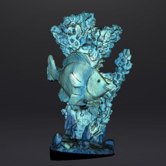 Corail poisson  3D print model_1