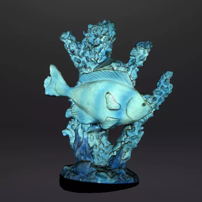 Corail poisson  3D print model_0