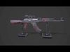 ak47 with utg 3-9 scope and pitcinny rail 3D model_1