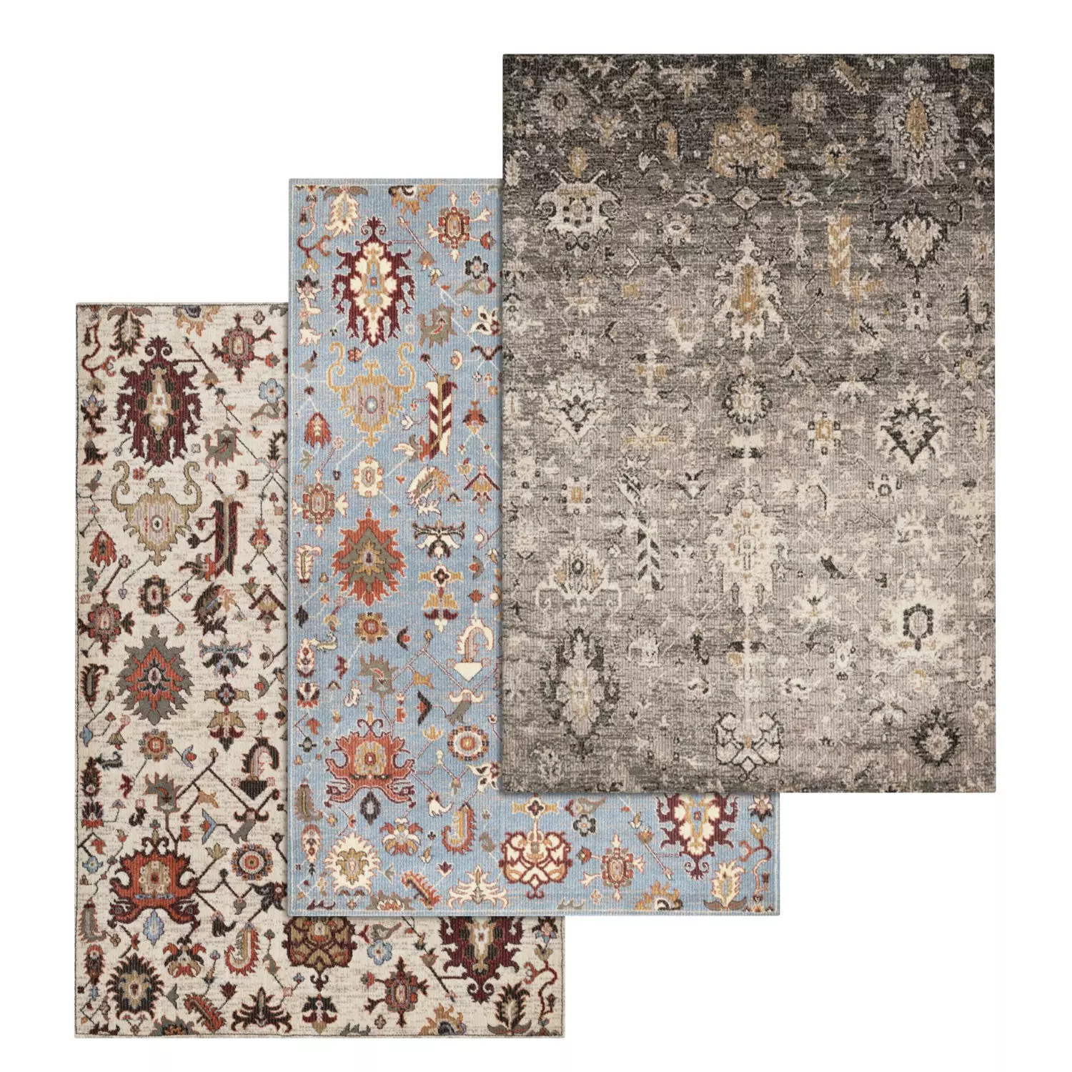 Rug Set 1493 3D model_0