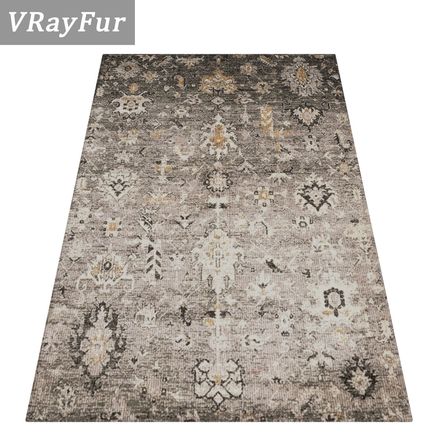 Rug Set 1493 3D model_2
