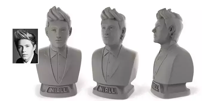 Niall Horan bust 3D print model