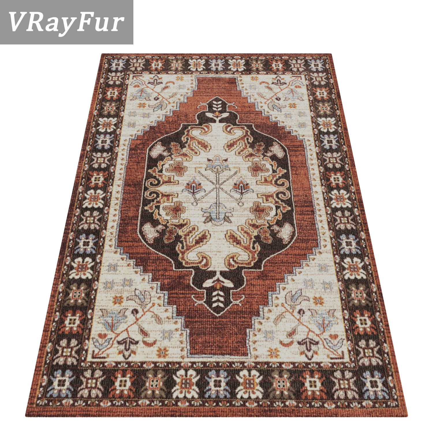Rug Set 1494 3D model_6