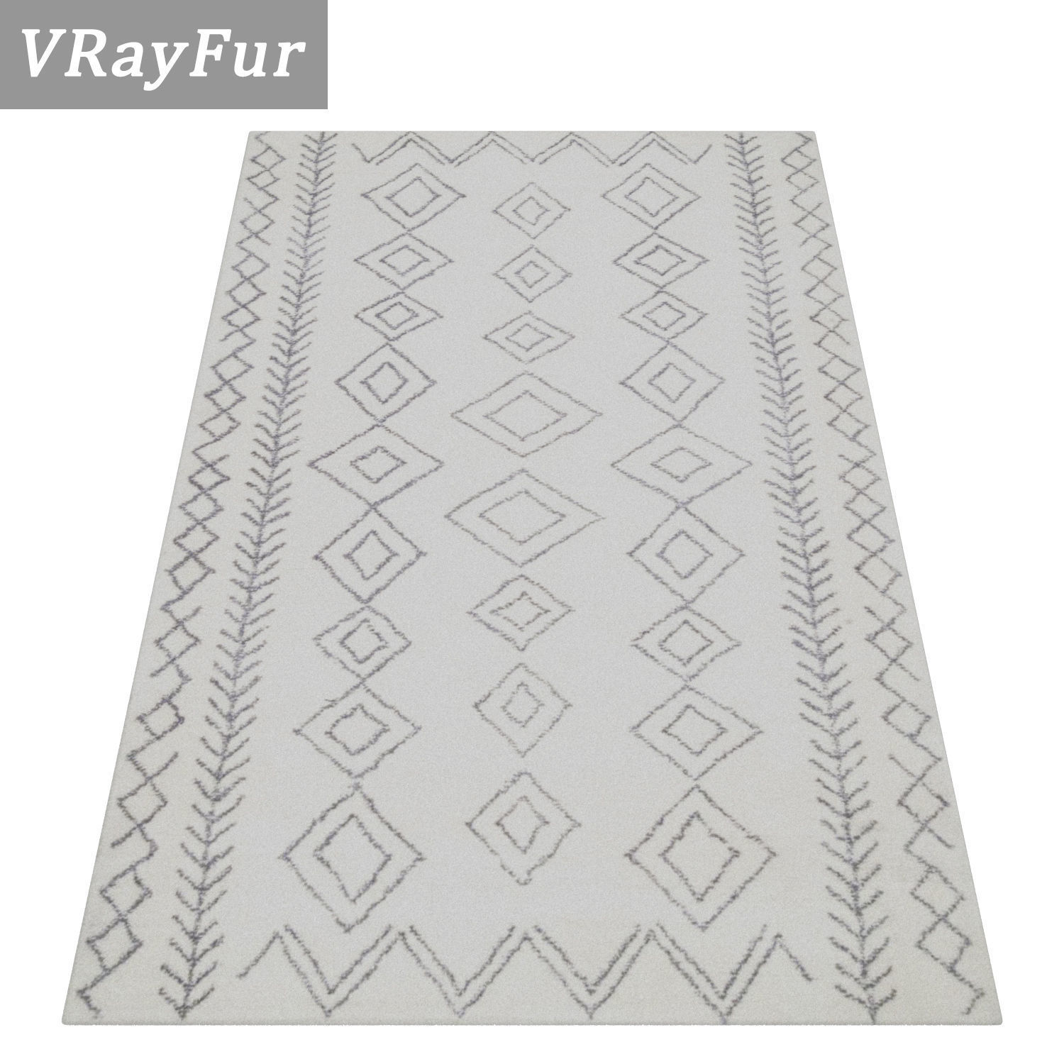 Rug Set 1495 3D model_4