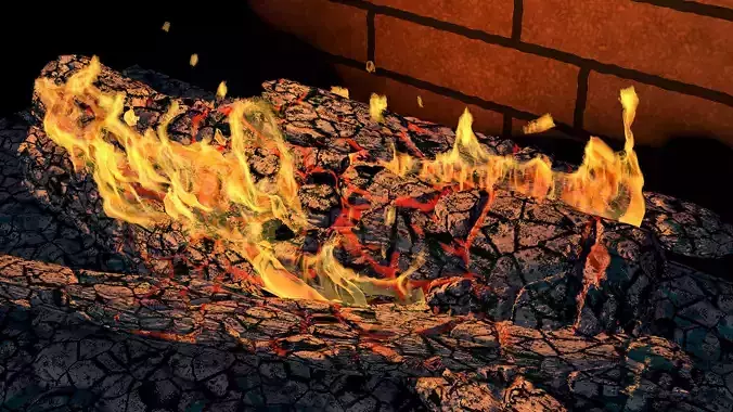 3d Fire animations 3D model