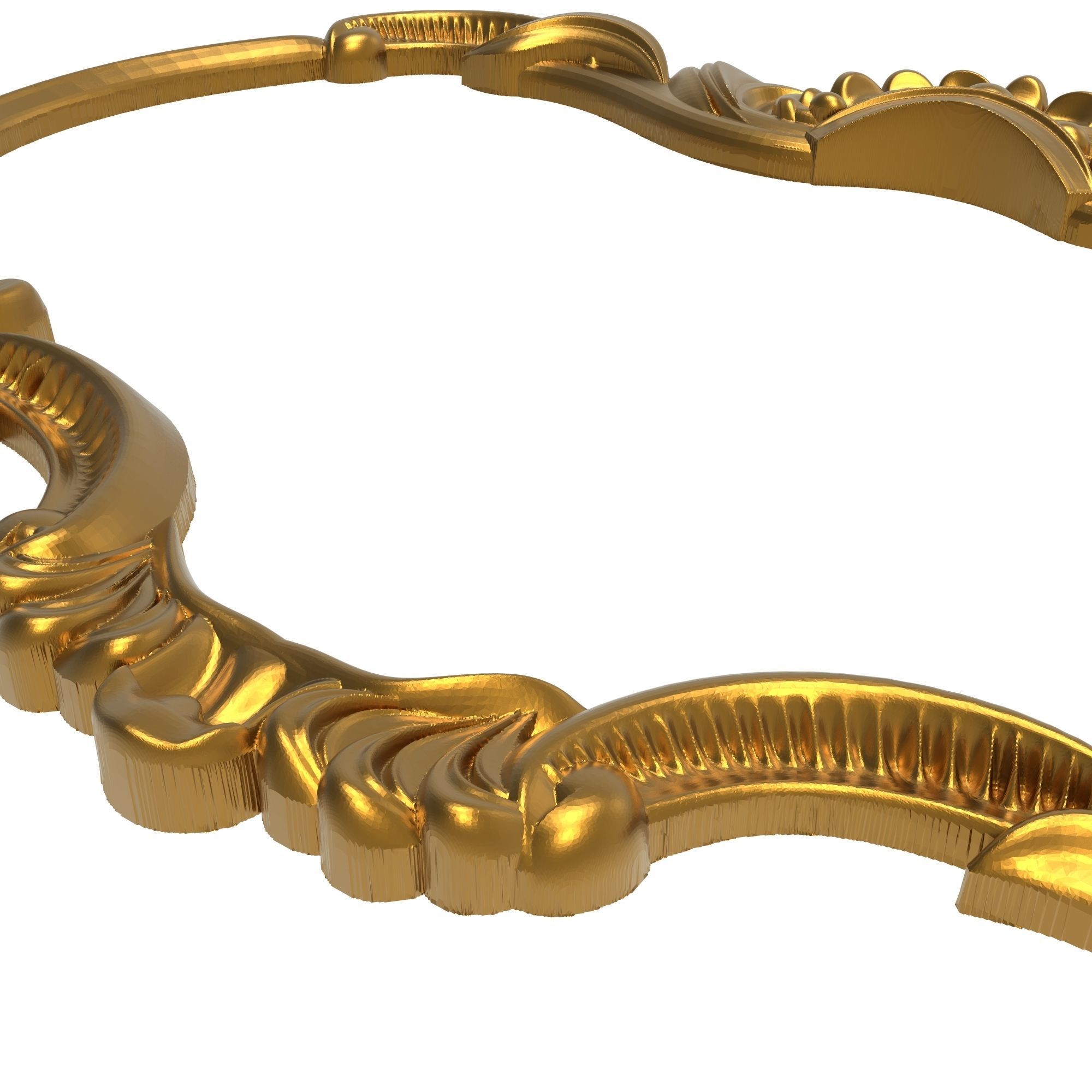 carved frame  3D model_6