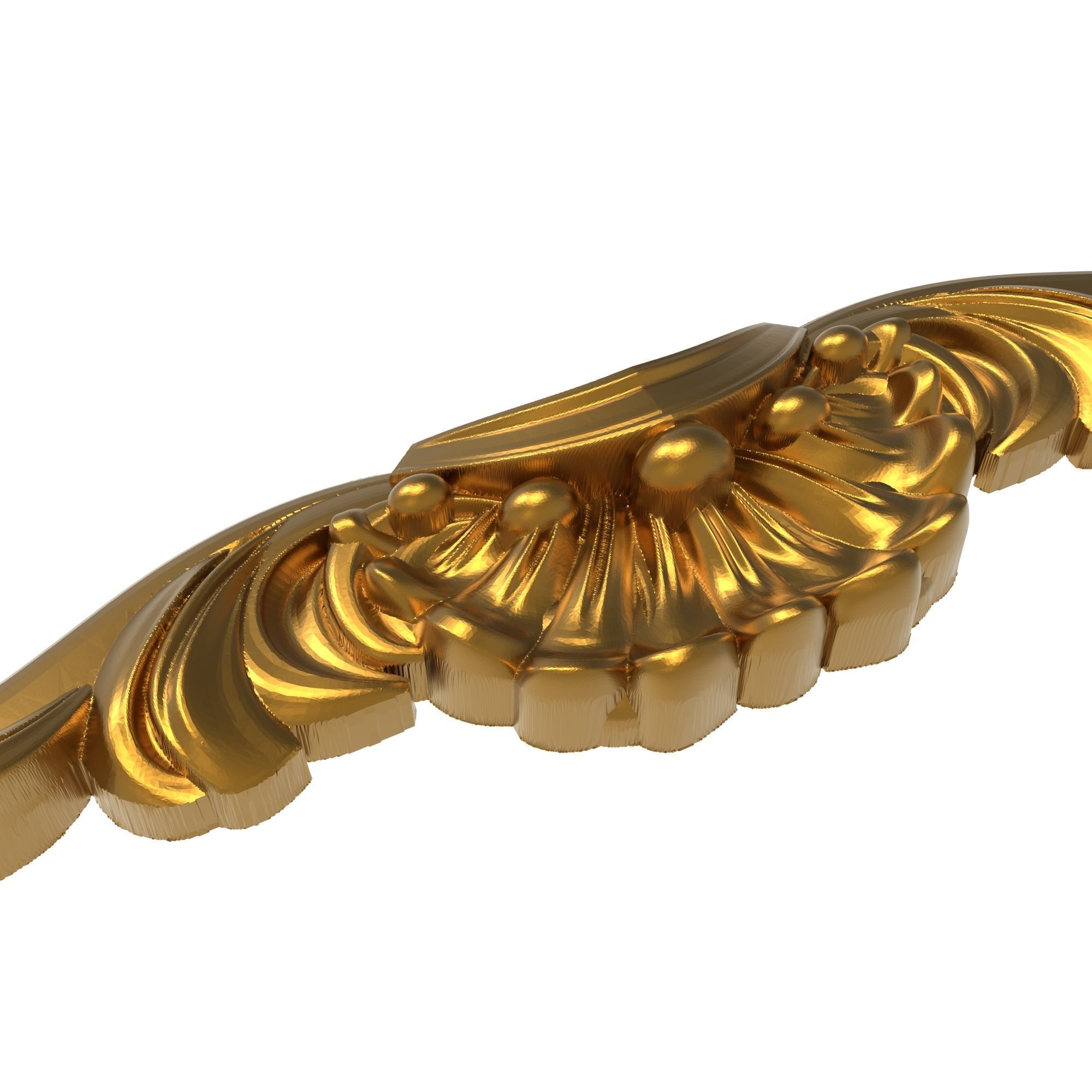 carved frame  3D model_4