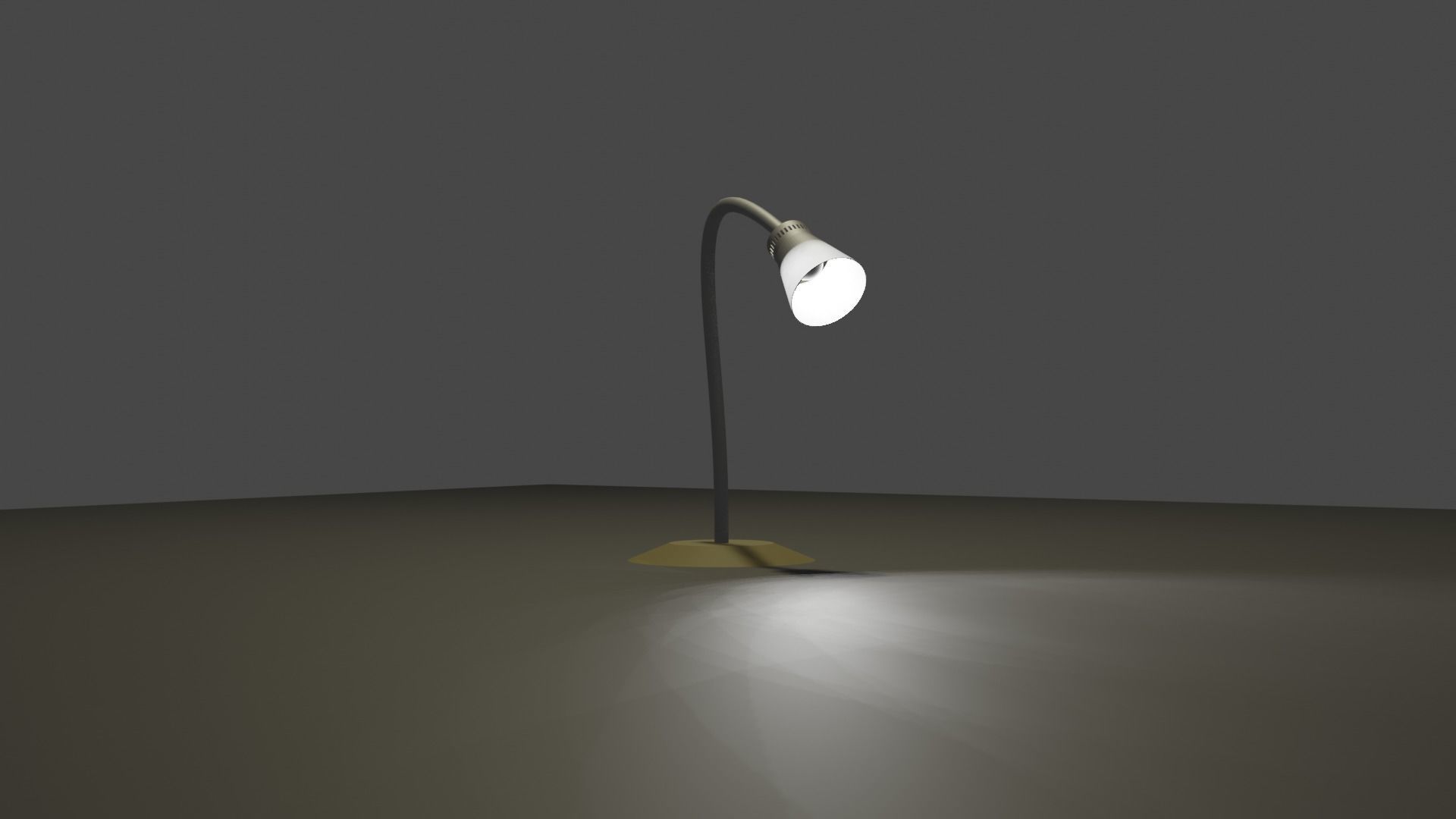 Desk lamp Free low-poly 3D model_1