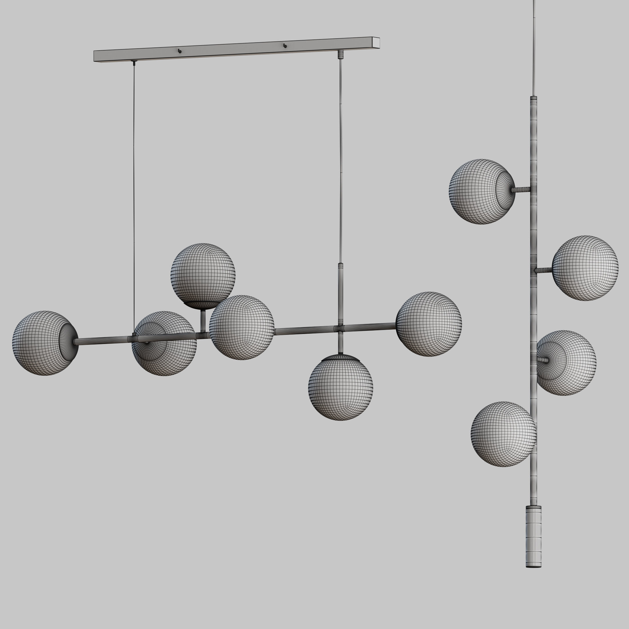 Orb Pendant Set by Bolia 3D model_1