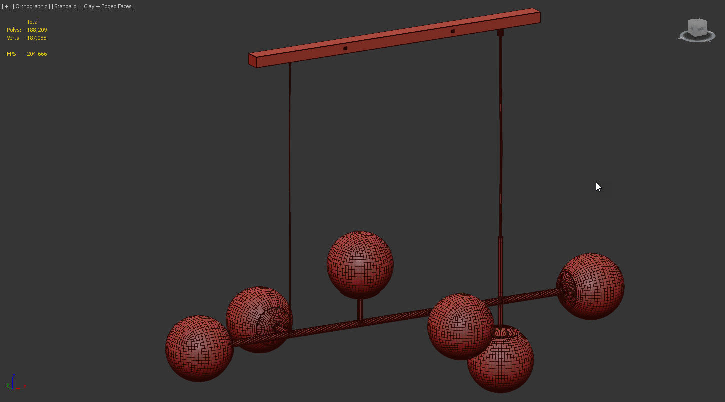 Orb Pendant Set by Bolia 3D model_12