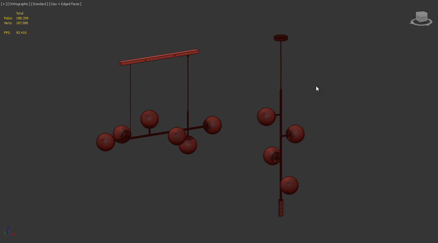 Orb Pendant Set by Bolia 3D model_11