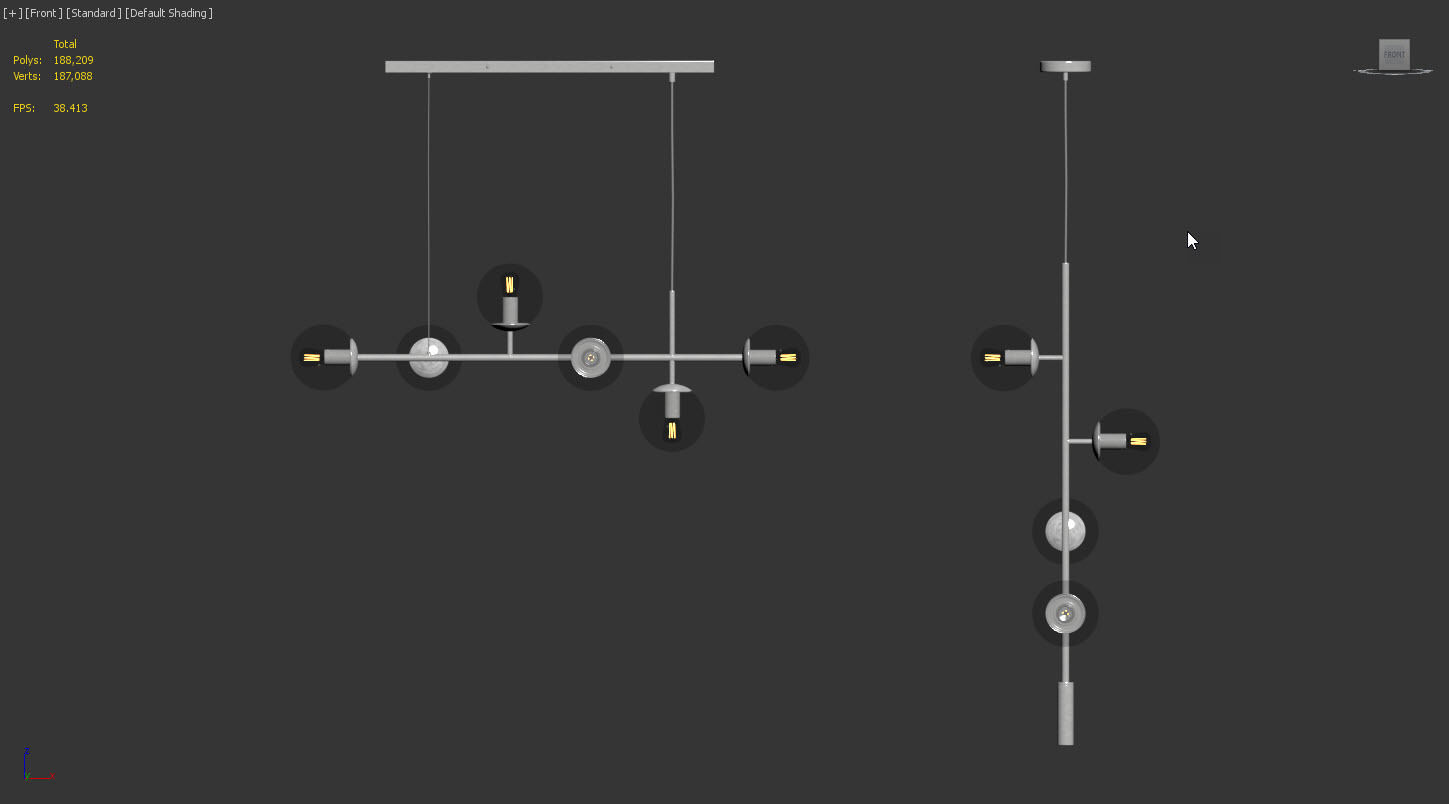 Orb Pendant Set by Bolia 3D model_8