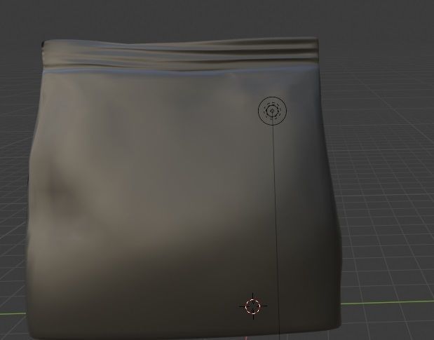 flour and food bag 3D model_4