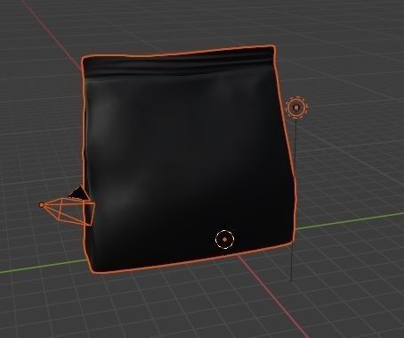 flour and food bag 3D model_5