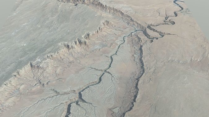 Desert Terrain  3D model