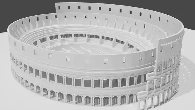 Colosseum roman - roman 3D model