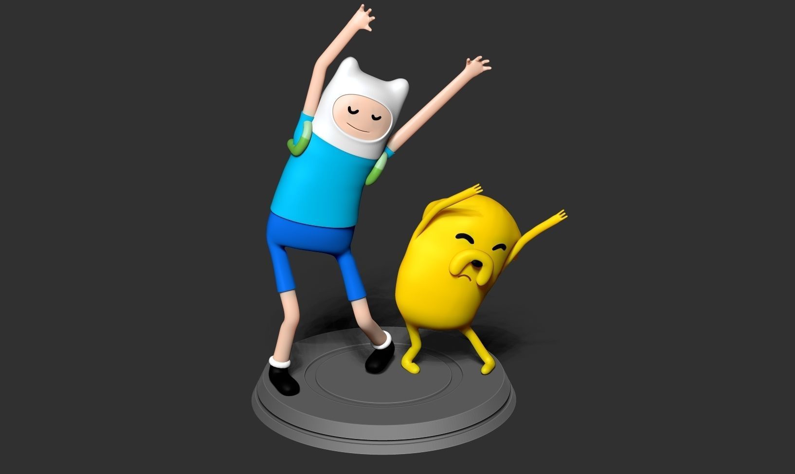 Finn and Jake 3D print model_4