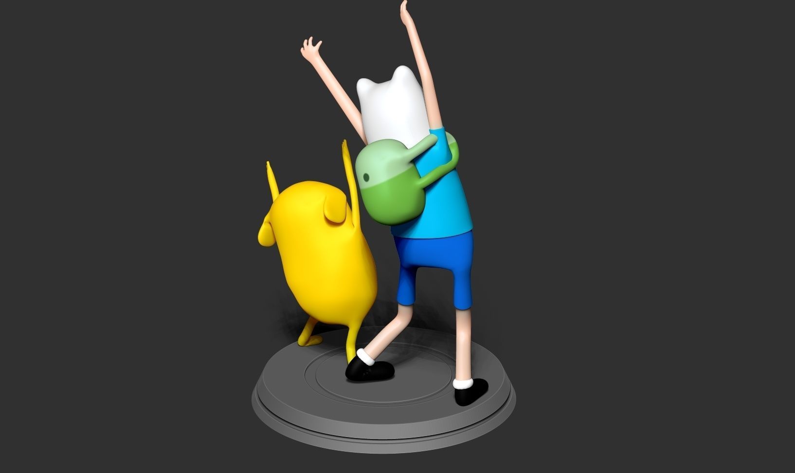 Finn and Jake 3D print model_5