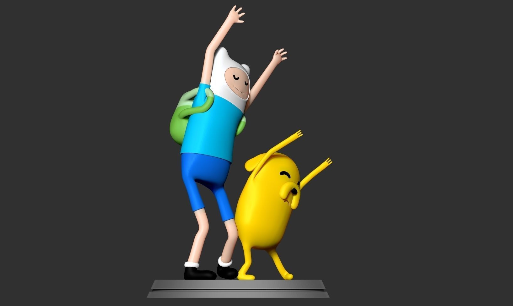 Finn and Jake 3D print model_9