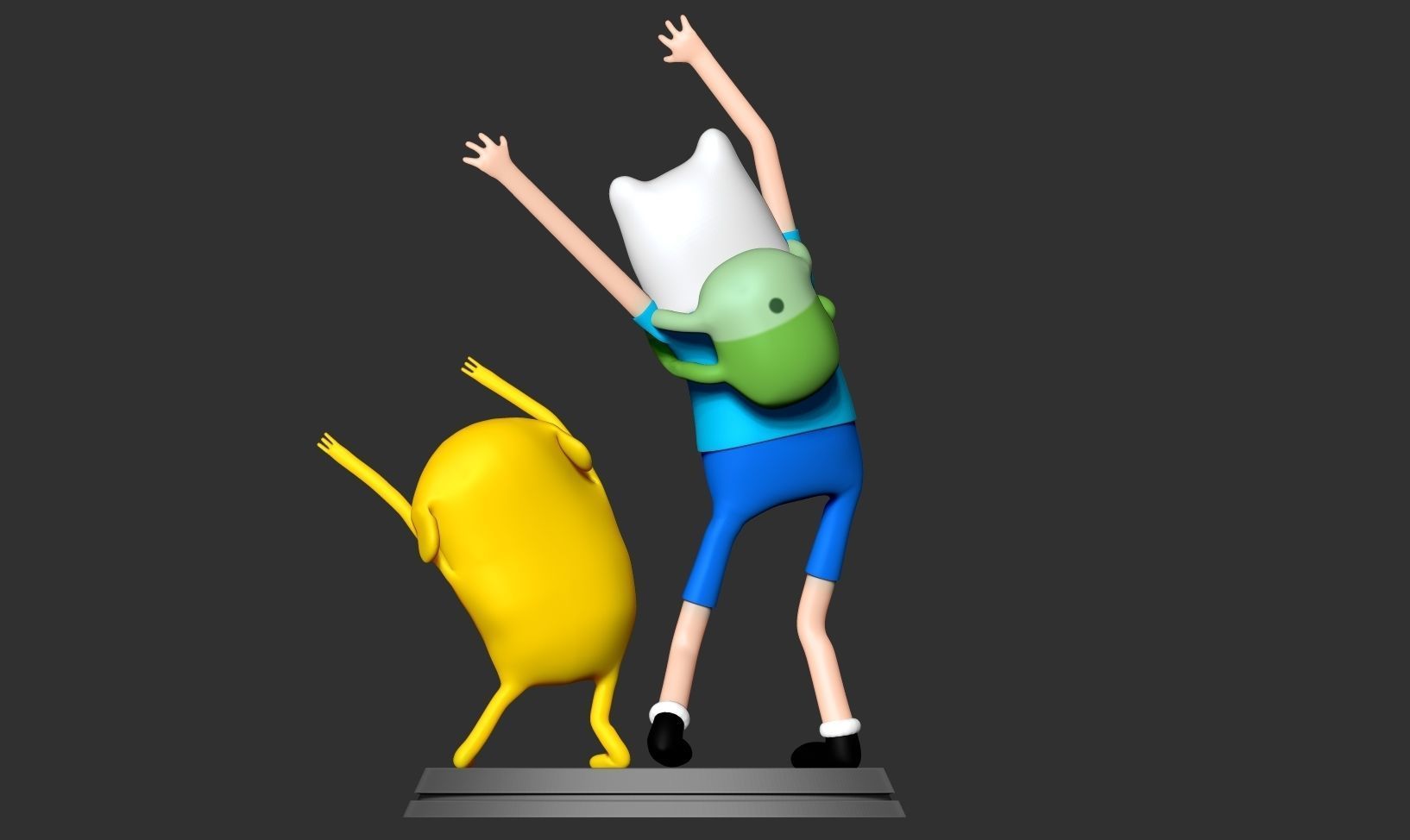 Finn and Jake 3D print model_10