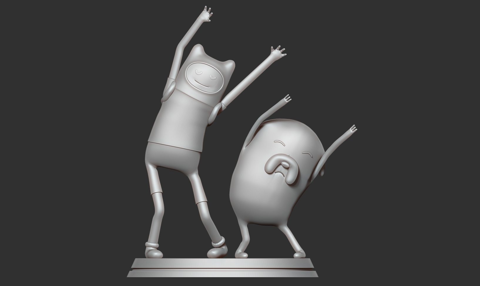 Finn and Jake 3D print model_12