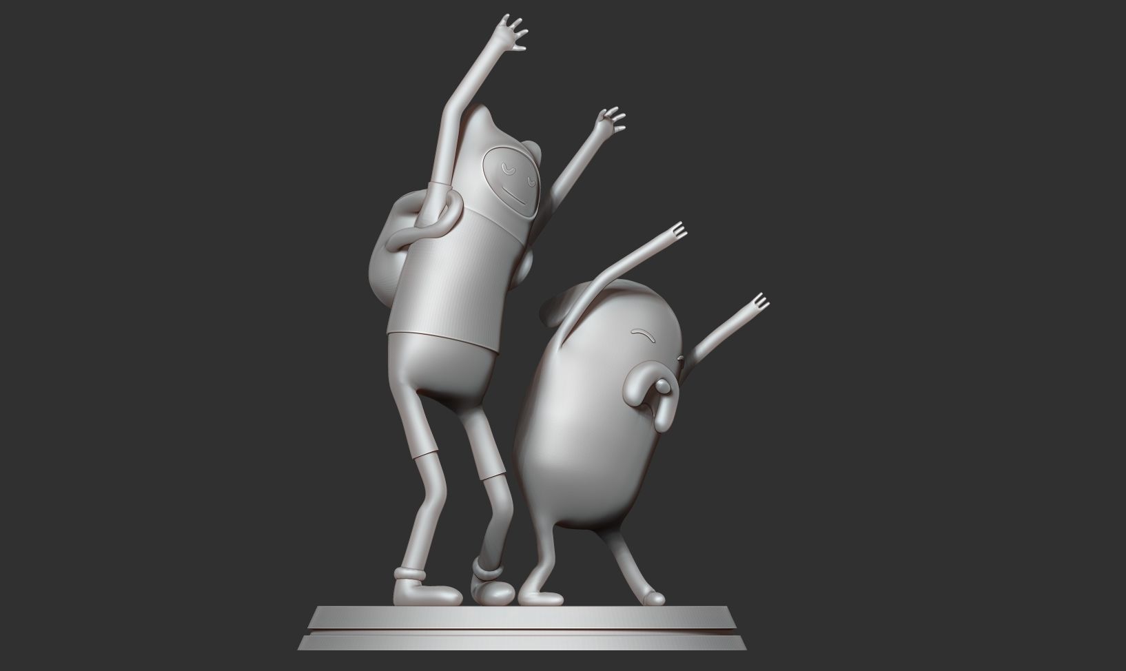 Finn and Jake 3D print model_15