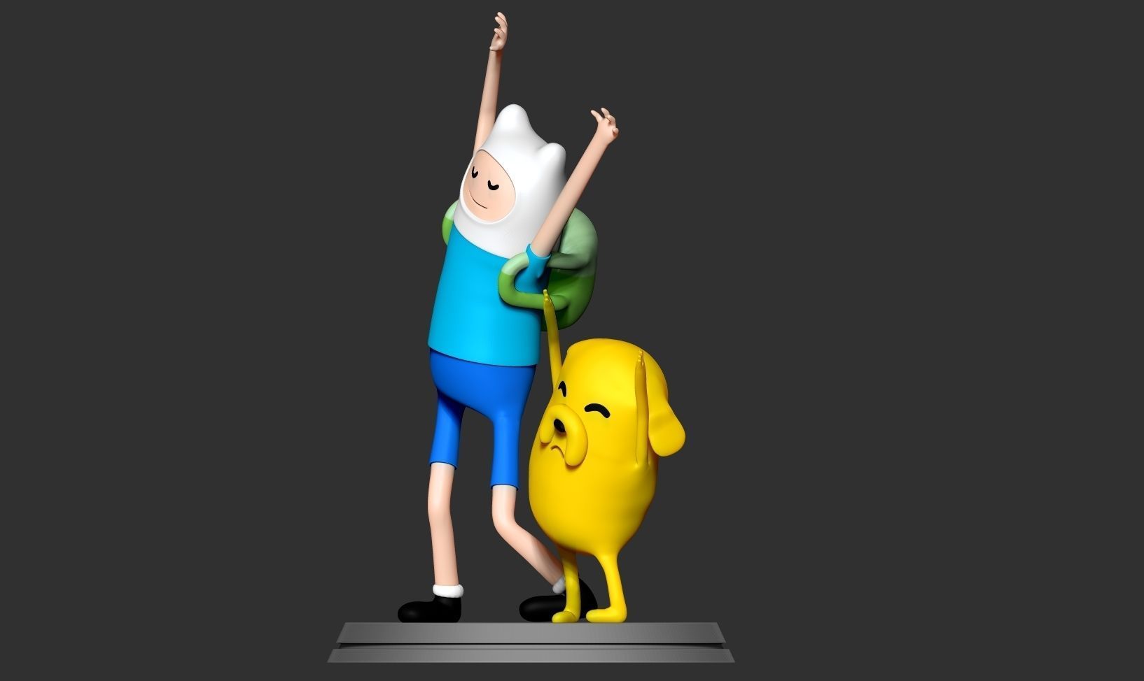 Finn and Jake 3D print model_8