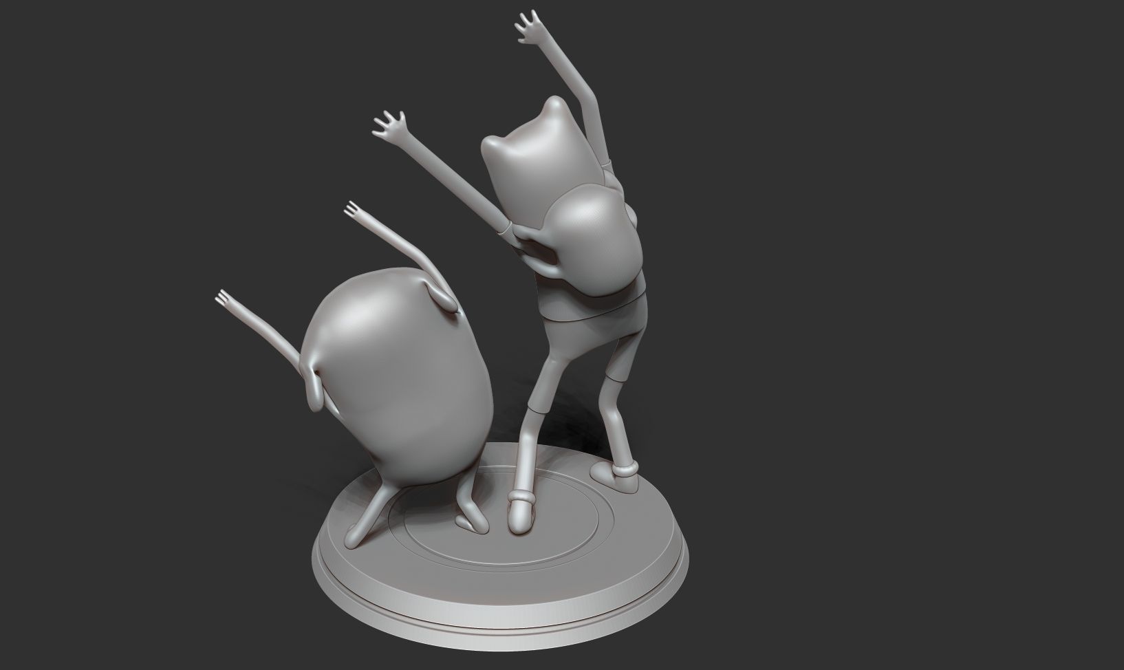Finn and Jake 3D print model_7