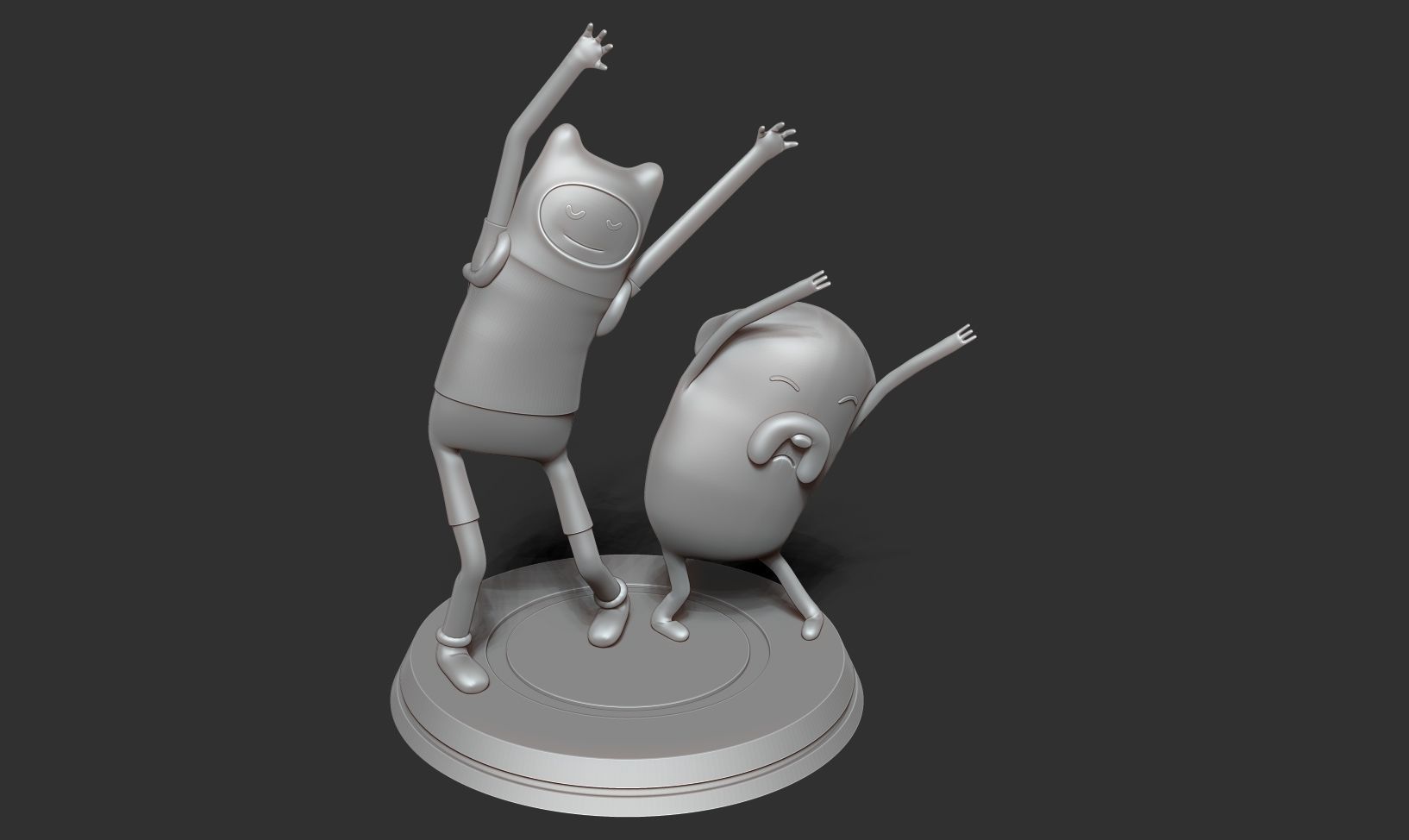 Finn and Jake 3D print model_6