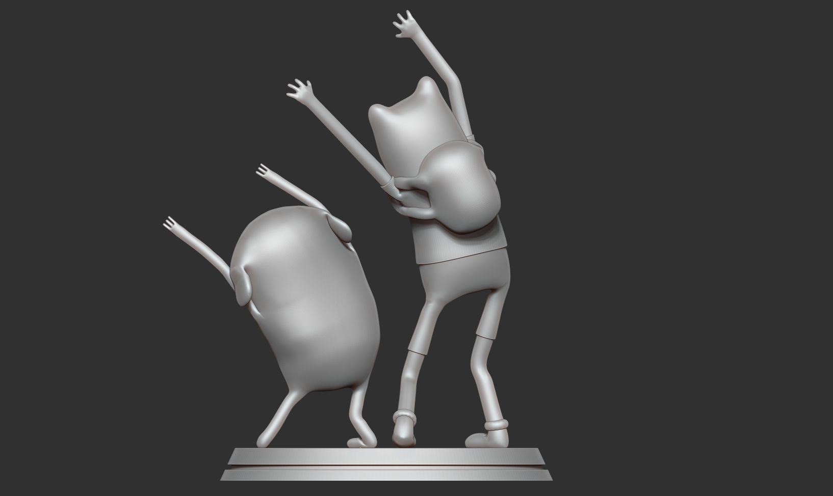 Finn and Jake 3D print model_13